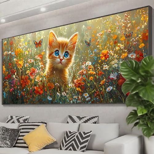 Diamond Painting Blume Diamond Painting Erwachsene Groß XXL 200x80 cm, 5D Katze Diamant Malerei Bilder Basteln Mädchen ab 8 Jahre, DIY Eckige Steine Cross Stitch Malerei für Deko Wohnzimmer Z0-670 Diamond Painting Blume Diamond Painting Erwachsene Groß XXL 200x80 cm, 5D Katze Diamant Malerei Bilder Basteln Mädchen ab 8 Jahre, DIY Eckige Steine Cross Stitch Malerei für Deko Wohnzimmer Z0-670 von Zhngzoyn