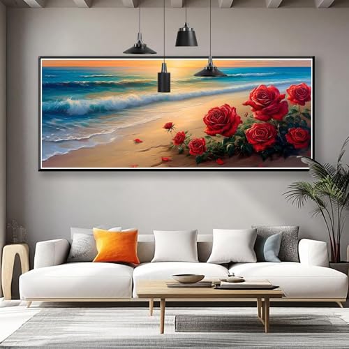 Diamond Painting Blume Diamond Painting Erwachsene Groß XXL 200x80 cm, 5D Meer Diamant Malerei Bilder Basteln Mädchen ab 8 Jahre, DIY Runde Crystal Stickerei Cross Stitch Art für Deko Wohnzimmer N-8 Diamond Painting Blume Diamond Painting Erwachsene Groß XXL 200x80 cm, 5D Meer Diamant Malerei Bilder Basteln Mädchen ab 8 Jahre, DIY Runde Crystal Stickerei Cross Stitch Art für Deko Wohnzimmer N-8 von Zhngzoyn