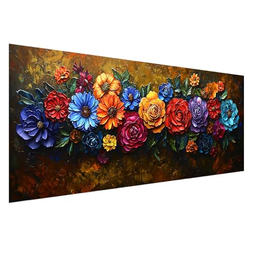 Diamond Painting Farbe Diamond Painting Erwachsene Groß XXL 150x60 cm, 5D Blume Diamant Malerei Bilder Basteln Mädchen ab 8 Jahre, DIY Eckige Steine Cross Stitch Malerei für Deko Wohnzimmer Z0-683 Diamond Painting Farbe Diamond Painting Erwachsene Groß XXL 150x60 cm, 5D Blume Diamant Malerei Bilder Basteln Mädchen ab 8 Jahre, DIY Eckige Steine Cross Stitch Malerei für Deko Wohnzimmer Z0-683 von Zhngzoyn