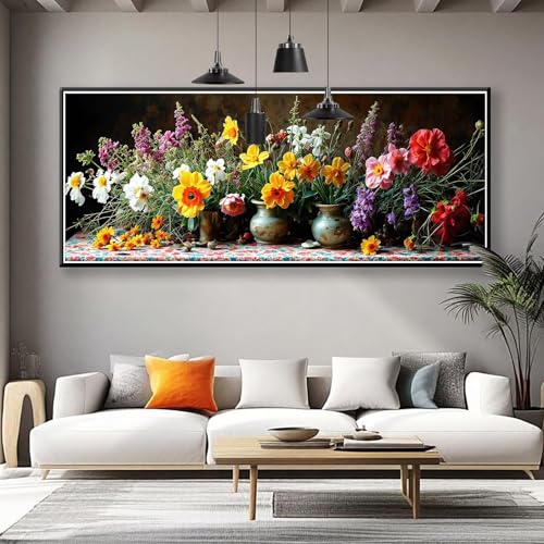 Diamond Painting Farbe Diamond Painting Erwachsene Groß XXL 250x100 cm, 5D Blume Diamant Malerei Bilder Basteln Mädchen ab 8 Jahre, DIY Runde Crystal Stickerei Cross Stitch Art für Deko Wohnzimmer E-4 Diamond Painting Farbe Diamond Painting Erwachsene Groß XXL 250x100 cm, 5D Blume Diamant Malerei Bilder Basteln Mädchen ab 8 Jahre, DIY Runde Crystal Stickerei Cross Stitch Art für Deko Wohnzimmer E-4 von Zhngzoyn