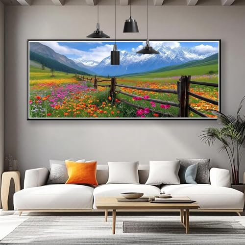 Diamond Painting Landschaft Diamond Painting Erwachsene Groß XXL 250x100 cm, 5D Blume Diamant Malerei Bilder Basteln Mädchen ab 8 Jahre, DIY Runde Crystal Stickerei Malerei für Deko Wohnzimmer H-0 Diamond Painting Landschaft Diamond Painting Erwachsene Groß XXL 250x100 cm, 5D Blume Diamant Malerei Bilder Basteln Mädchen ab 8 Jahre, DIY Runde Crystal Stickerei Malerei für Deko Wohnzimmer H-0 von Zhngzoyn