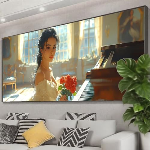 Diamond Painting XXL 175x70 cm, 5D Diamant Painting Bilder Frau Diamant Art Malerei Blume, DIY Eckige Steine Stickerei Kreuzstich Bastelset Erwachsene für Zimmer Deko, Geschenke für Frauen Z0-750 Diamond Painting XXL 175x70 cm, 5D Diamant Painting Bilder Frau Diamant Art Malerei Blume, DIY Eckige Steine Stickerei Kreuzstich Bastelset Erwachsene für Zimmer Deko, Geschenke für Frauen Z0-750 von Zhngzoyn