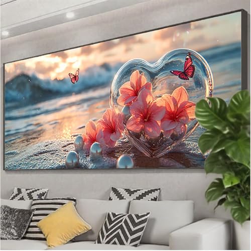 Diamond Painting XXL 250x100 cm, 5D Diamant Painting Bilder Blume Diamant Art Malerei Schmetterling,DIY Eckige Steine Crystal Stickerei Kreuzstich Bastelset Erwachsene für Zimmer Deko Geschenke Z0-648 Diamond Painting XXL 250x100 cm, 5D Diamant Painting Bilder Blume Diamant Art Malerei Schmetterling,DIY Eckige Steine Crystal Stickerei Kreuzstich Bastelset Erwachsene für Zimmer Deko Geschenke Z0-648 von Zhngzoyn
