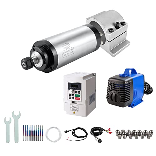 CNC-Spindelmotor-Kits, 220V 3KW 100mm wassergekühlter Spindelmotor CNC-Motor +220V 3.7KW VFD+Clamp Mount +Wasserpumpe+ Wasserrohr+ER20 Collet set CNC-Spindelmotor-Kits, 220V 3KW 100mm wassergekühlter Spindelmotor CNC-Motor +220V 3.7KW VFD+Clamp Mount +Wasserpumpe+ Wasserrohr+ER20 Collet set von Zhong Hua Jiang