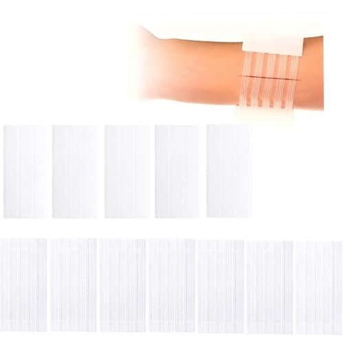 50 Stück Wundnahtstreifen Strips,Wundnahtstreifen Strips Klammerpflaster,2 Größen Wundverschluss Streifen Zum Verschließen Kleiner Schnitte Und Wunden 50 Stück Wundnahtstreifen Strips,Wundnahtstreifen Strips Klammerpflaster,2 Größen Wundverschluss Streifen Zum Verschließen Kleiner Schnitte Und Wunden von ZhongShuang
