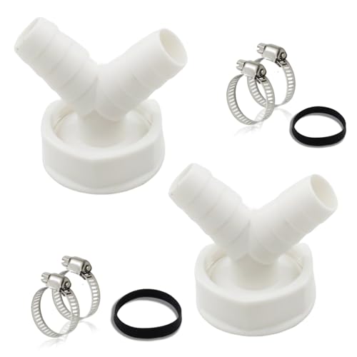 Geschirrspüler Waschmaschine Abfluss Adapter Abfluss Waschmaschine Doppelanschluss Y 1 1/2 Zoll, Für Rohr ø40 Mm, Eingang ø18-23 Mm Für Waschmaschine Spülmaschine von ZhongShuang