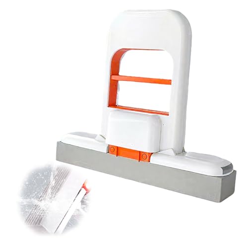 Mini Foldable Desktop Mop, Tragbarer Squeeze Schwammmopp,Auswringfunktion Nass Und Trocken Reinigungsmopp Für Arbeitsplatte Küche Und Bad von ZhongShuang