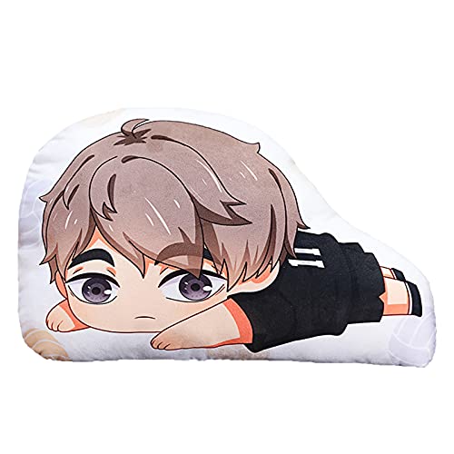 Haikyuu Pillow Hinata Shoyo Tobio Kageyama Kozume Kenma Oikawa Tooru Kei Tsukishima Yu Nishinoya Miya Atsumu Miya Osamu Anime Figur Zierkissen Dekokissen Sofa Stuhl Auto Dekorativ für Anime Fans von Zhongkaihua