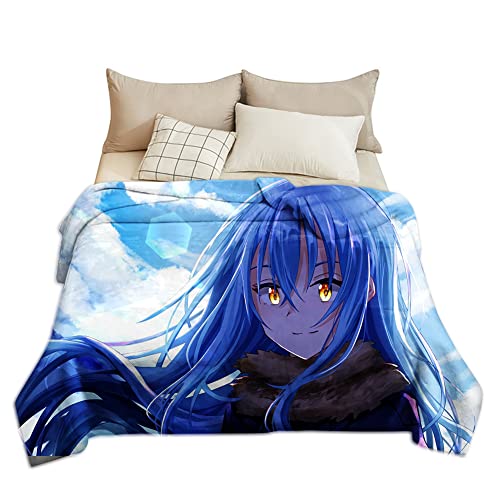 Zhongkaihua Anime Decke That Time I Got Reincarnated as a Slime Figur bedruckte Flanell Decke Weich Gemütlich für Zuhause Bett Sofa von Zhongkaihua