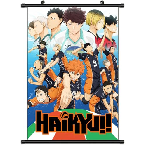Zhongkaihua Haikyuu Poster, Gemälde, Stoff, hängende Schriftrolle, Wandkunst, Anime-Poster, Haikyuu Merch, Schlafzimmer, Heimdekoration Zhongkaihua Haikyuu Poster, Gemälde, Stoff, hängende Schriftrolle, Wandkunst, Anime-Poster, Haikyuu Merch, Schlafzimmer, Heimdekoration von Zhongkaihua