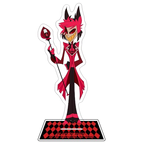 Zhongkaihua Hazbin Hotel Stand Figur - Alastor/Angel Dust/Lucifer Acryl Merch - Stehende Dekorationen Sammlerstück Zhongkaihua Hazbin Hotel Stand Figur - Alastor/Angel Dust/Lucifer Acryl Merch - Stehende Dekorationen Sammlerstück von Zhongkaihua
