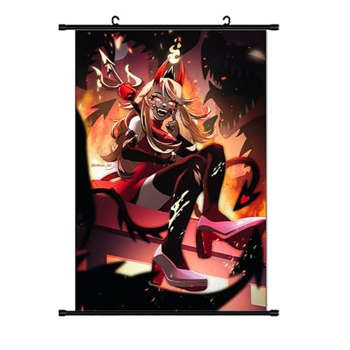 Zhongkaihua Hazbin Hotelposter Engel Staub/Alastor/Luzifer, Anime-Poster, Gemälde, Stoff, hängende Schriftrolle, Wandkunst für Hazbin Hotel, Merch, Schlafzimmer, Heimdekoration Zhongkaihua Hazbin Hotelposter Engel Staub/Alastor/Luzifer, Anime-Poster, Gemälde, Stoff, hängende Schriftrolle, Wandkunst für Hazbin Hotel, Merch, Schlafzimmer, Heimdekoration von Zhongkaihua