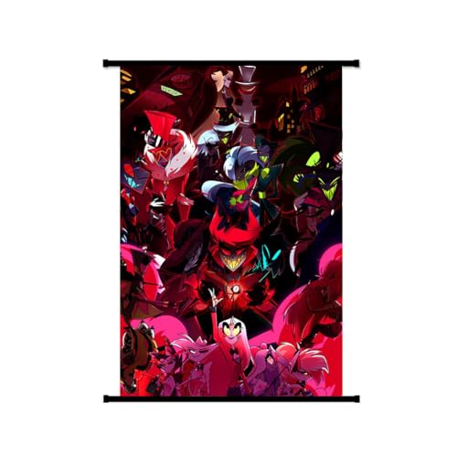 Zhongkaihua Hazbin Hotelposter Engel Staub/Alastor/Luzifer, Anime-Poster, Gemälde, Stoff, hängende Schriftrolle, Wandkunst für Hazbin Hotel, Merch, Schlafzimmer, Heimdekoration Zhongkaihua Hazbin Hotelposter Engel Staub/Alastor/Luzifer, Anime-Poster, Gemälde, Stoff, hängende Schriftrolle, Wandkunst für Hazbin Hotel, Merch, Schlafzimmer, Heimdekoration von Zhongkaihua