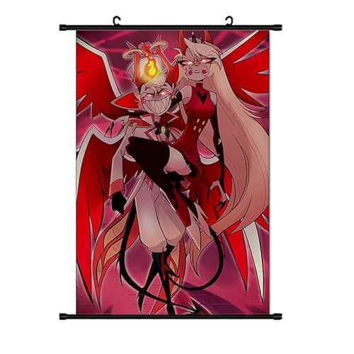Zhongkaihua Hazbin Hotelposter Engel Staub/Alastor/Luzifer, Anime-Poster, Gemälde, Stoff, hängende Schriftrolle, Wandkunst für Hazbin Hotel, Merch, Schlafzimmer, Heimdekoration Zhongkaihua Hazbin Hotelposter Engel Staub/Alastor/Luzifer, Anime-Poster, Gemälde, Stoff, hängende Schriftrolle, Wandkunst für Hazbin Hotel, Merch, Schlafzimmer, Heimdekoration von Zhongkaihua