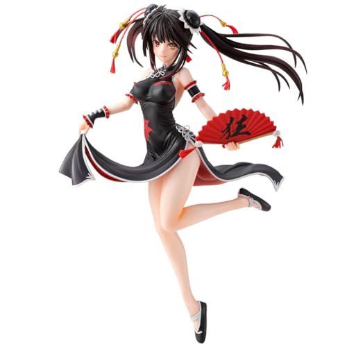 Zhongkaihua Tokisaki Kurumi-Figur, Anime-Statue, 23 cm, PVC-Modell, Date-A-Live-Actionfigur, Desktop-Dekoration, Sammler-Ornamente von Zhongkaihua