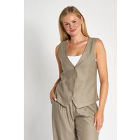 Zhrill Anzugweste "ZHDIOSA" mit V-Ausschnitt und Knopfleiste Zhrill Anzugweste "ZHDIOSA" mit V-Ausschnitt und Knopfleiste von Zhrill