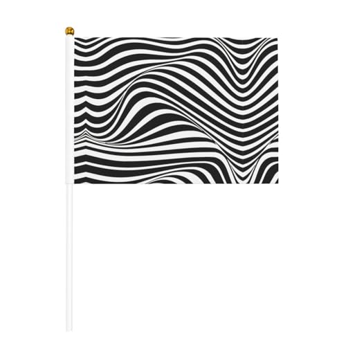 Doppelseitige, winkende Flaggen und Mini-Stick-Flaggen, geeignet für Party-Dekoration und Teamaktivitäten von Zhuanyun