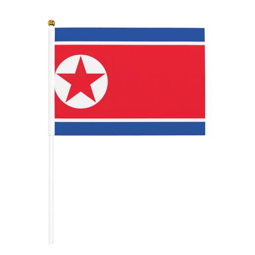 Koreanische Flagge, doppelseitige winkende Flaggen und Mini-Stick-Flaggen, geeignet für Party-Dekoration und Teamaktivitäten von Zhuanyun