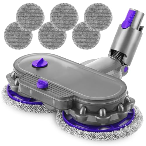 Wischaufsatz Für Dyson Elektrisch Für V7/V8/V10/V11/V15 Staubsauger Wischaufsatz Für Dyson, mit 8 Waschbaren Mops,Wassertanks Wischmop Zubehör Aufsätze Wischaufsatz Für Dyson Elektrisch Für V7/V8/V10/V11/V15 Staubsauger Wischaufsatz Für Dyson, mit 8 Waschbaren Mops,Wassertanks Wischmop Zubehör Aufsätze von Zhufas