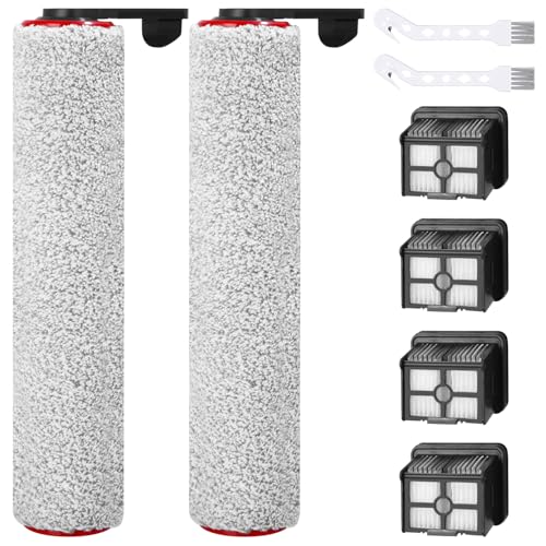 Zhufas Nass Trockensauger Zubehör Set für Dreame H12 Pro, 2 Bürstenrolle + 4 Filter + 2 Reinigungsbürste, Geeignet für alle Bodentypen wie Marmor, Holz, Stein, Zement, Keramikfliesen Zhufas Nass Trockensauger Zubehör Set für Dreame H12 Pro, 2 Bürstenrolle + 4 Filter + 2 Reinigungsbürste, Geeignet für alle Bodentypen wie Marmor, Holz, Stein, Zement, Keramikfliesen von Zhufas