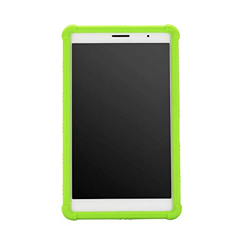 Zhuhaixmy Schutzhülle für Huawei MediaPad T3 8 - Silikon Hülle Tasche Case Etui mit Ständer für Huawei MediaPad T3 8.0 inch KOB-W09 KOB-L09,Grün von Zhuhaixmy