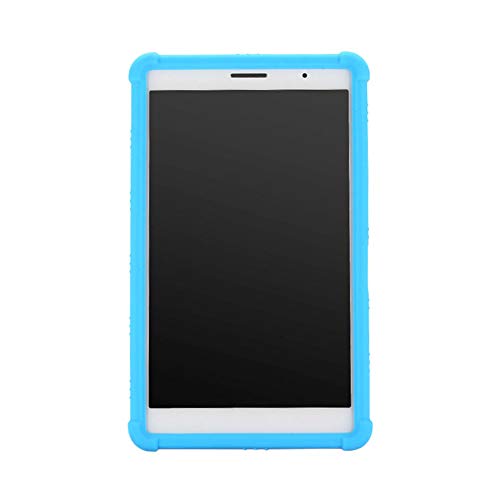 Zhuhaixmy Schutzhülle für Huawei MediaPad T3 8 - Silikon Hülle Tasche Case Etui mit Ständer für Huawei MediaPad T3 8.0 inch KOB-W09 KOB-L09,Himmelblau von Zhuhaixmy