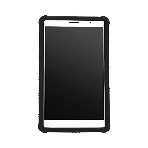 Zhuhaixmy Schutzhülle für Huawei MediaPad T3 8 - Silikon Hülle Tasche Case Etui mit Ständer für Huawei MediaPad T3 8.0 inch KOB-W09 KOB-L09,Schwarz von Zhuhaixmy