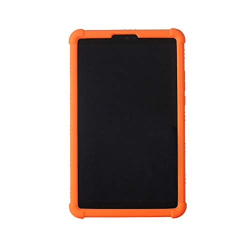 Zhuhaixmy Schutzhülle für Xiaomi Mi Pad 4 - Silikon Hülle Tasche Case Etui mit Ständer für Xiaomi Mi Pad 4 8 inch 2018,Orange von Zhuhaixmy