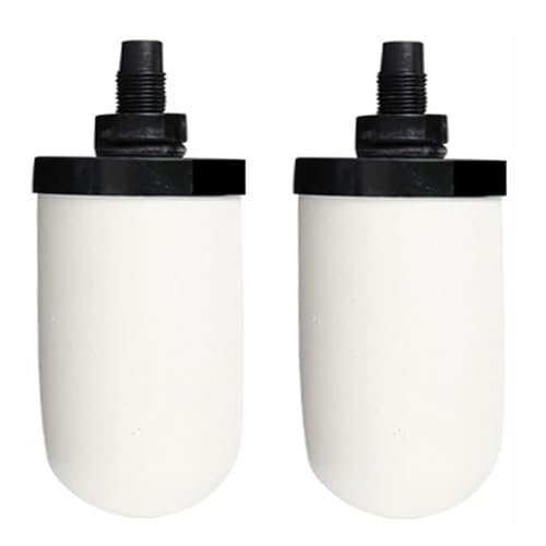 2er-Pack 5-Zoll-Keramik-Wasserfilterkerzen, 5-Zoll-Wasserfilter-Ersatzfilter, mit Aktivkohle, für Schwerkraft-Wasserfiltersystem auf der Arbeitsplatte von ZhuiFengA