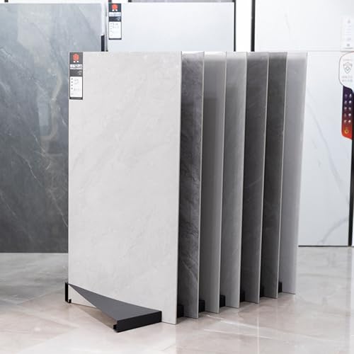 2er-Pack Präsentationsständer Für Metallfliesen, Großer Probenhalter Für Holzböden, Präsentationsständer Mit Schrägem Einschub, Geeignet Zum Platzieren Verschiedener Baustoffproben(40cm) von ZhuiFengA