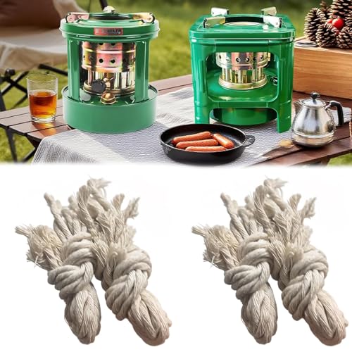 Dochte Für Picknickbrenneröfen (40/80/120 Dochte), Baumwolldocht Für Petroleumherde, Zubehör Für Petroleumherde Im Freien, Für Effizienten Tragbaren Campingkocher(80pcs) von ZhuiFengA