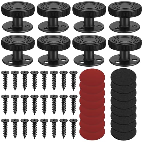 8 Stk Verstellbarer Gerätefüße, Bettrahmen Anti-Shake-Werkzeug Verstellbares 27-40mm, Kopfteil Stopper, Bettgestell Stabilisator, Abstandshalter Wand Bettrückwand Schutz für Betten Schränke Sofas von Zhujiehigh