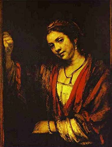 5D DIY Diamond Painting Kits Rembrandt Berühmte Malerei Kreuzstich Mosaik Stickerei Strass Vollrunder Bohrer Manuelles Hobby Wohnkultur 40x50cm von Zhyaunz