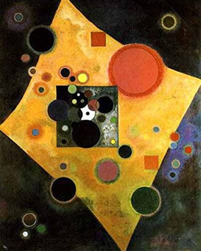 DIY 5D Diamant Malerei Wassily Kandinsky Bunte Abstrakte Bild Stickerei Kreuzstich Strass Volle Runde Bohrer Mosaik Kunst Dekor 40x50cm von Zhyaunz