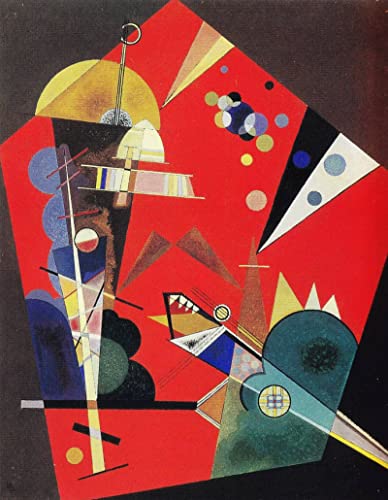Zhyaunz Wassily Kandinsky Bunte Abstrakte Bild DIY 5D Mosaik Diamant Malerei Kits Stickerei Kreuzstich Hochzeit Kunst Geschenk 40x50cm von Zhyaunz