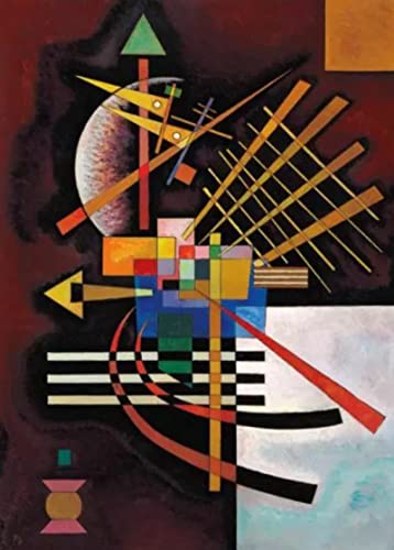 Zhyaunz Wassily Kandinsky Bunte Abstrakte Bild DIY 5D Mosaik Diamant Malerei Kits Stickerei Kreuzstich Hochzeit Kunst Geschenk 40x50cm von Zhyaunz