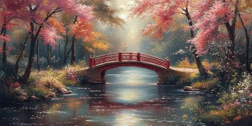 Malen Nach Zahlen Baum Brücke,Malen Nach Zahlen Erwachsene Groß XXL 80x160cm,DIY Handgemalt Ölgemälde Bastelset für Anfänger mit 3 Pinseln und Acrylfarbe für Halloween Deko Geschenk,Ohne Rahmen F1-409 Malen Nach Zahlen Baum Brücke,Malen Nach Zahlen Erwachsene Groß XXL 80x160cm,DIY Handgemalt Ölgemälde Bastelset für Anfänger mit 3 Pinseln und Acrylfarbe für Halloween Deko Geschenk,Ohne Rahmen F1-409 von Zhynfiie
