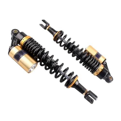 ZhyoNgFu Aufhängungen Stoßdämpfer 27-mm-Gabel, 7-mm-Feder, 395-mm-400-mm-Motorrad-Luftstoßdämpfer Für H-da Forza 350 2021(395mm) von ZhyoNgFu
