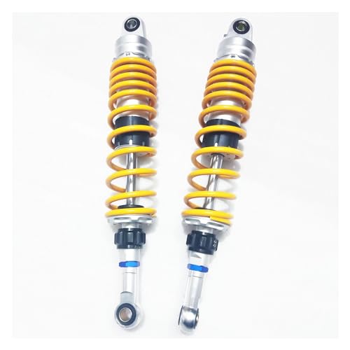 ZhyoNgFu Aufhängungen Stoßdämpfer 7mm Feder 360mm 380mm Motorräder Universal Hinterradaufhängung Einstellen Dämpfung Stoßdämpfer Für H-da Ya-ha Ka-saki(380mm) von ZhyoNgFu