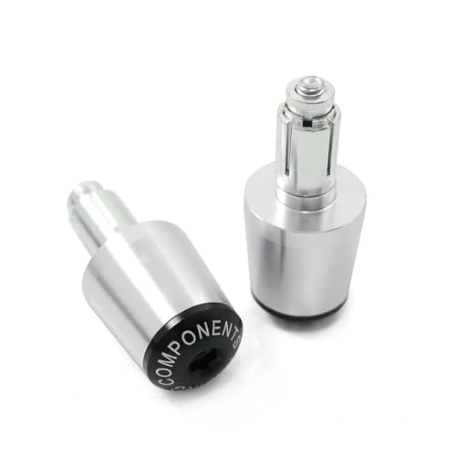 ZhyoNgFu Lenkerendstopfen-Schieber Für CB1000R CB 1000 R CB1000 R 7/8'' Motorrad Lenker Griffe Griff Bar Griffe Enden Kappe Abdeckung Stecker Griff Grip(Silber) von ZhyoNgFu