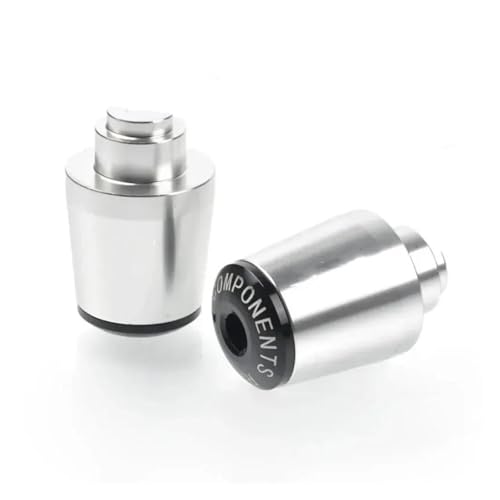 ZhyoNgFu Lenkerendstopfen-Schieber Für CBR1000RR CBR650R Motorradzubehör Aluminium-Lenkergriffe Lenkerkappen-Endstopfen(Silber,CBR1000RR) von ZhyoNgFu