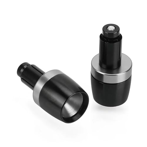 ZhyoNgFu Lenkerendstopfen-Schieber Für F750GS 2000-2005 2001 2002 2003 2004 Motorrad-Lenkerendgriffe Lenkergriffe Enden Kappenstecker Schieber Gegengewichtsabdeckung(Silber) von ZhyoNgFu