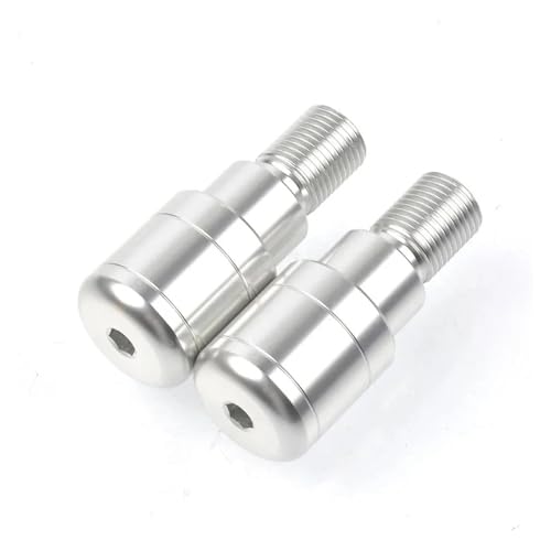 ZhyoNgFu Lenkerendstopfen-Schieber Für MT-09 MT 07 125 10 MT07 Tracer XSR 700 900 FZ 2014-2021 2022 2023 MT07 MT09 Motorrad Lenker Griffe Bar End Kappen(Silber) von ZhyoNgFu