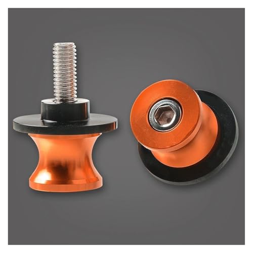 ZhyoNgFu Motorrad Schwingenspulenständer Für NC750 NC750X NC750S 2012-2019 Motorrad Zubehör Steht Schraube Schwinge Spulen Slider(Orange) von ZhyoNgFu