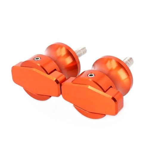 ZhyoNgFu Motorrad Schwingenspulenständer Für NMAX 125 155 N MAX NMAX125 NMAX155 2017 2018 2019 Motorrad 6mm Rahmen Steht Schrauben Schwinge Spulen Slider(Orange) von ZhyoNgFu