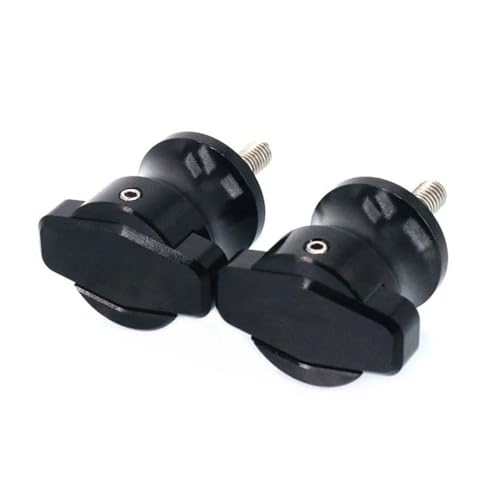 ZhyoNgFu Motorrad Schwingenspulenständer Für NMAX 125 155 N MAX NMAX125 NMAX155 2017 2018 2019 Motorrad 6mm Rahmen Steht Schrauben Schwinge Spulen Slider(Schwarz) von ZhyoNgFu