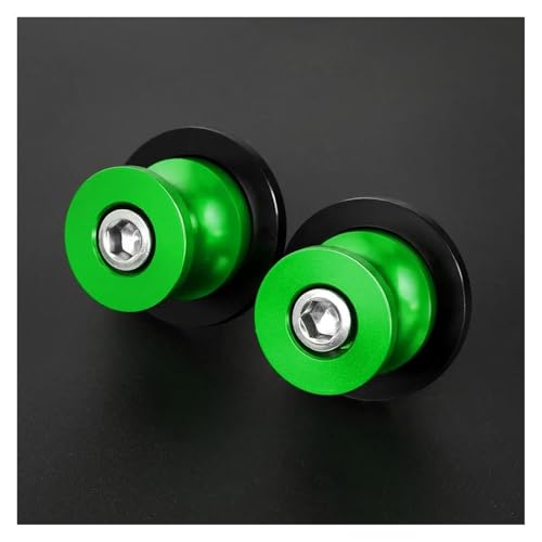 ZhyoNgFu Motorrad Schwingenspulenständer Für R1 YZFR1 YZF-R1 1998-2023 2015 2016 2017 2018 2019 2020 6MM Motorrad Schwinge Stand Schraube Schwinge Spulen Sliders(Grün) von ZhyoNgFu