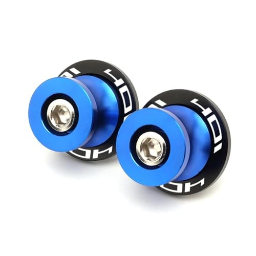 ZhyoNgFu Motorrad Schwingenspulenständer Für Svartpilen Vitpilen 401 2018-2022 2023 Motorrad Zubehör 10 MM Schwinge Spulen Stand Schrauben Slider(Blau) von ZhyoNgFu