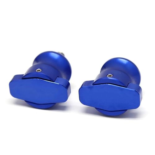 ZhyoNgFu Motorrad Schwingenspulenständer Für TDM 850 TDM850 1991-2020 TDM 900 TDM900 2004-2015 Motorrad Schwinge Sliders Spulen 6MM Stand Schraube Paddock(Blau) von ZhyoNgFu