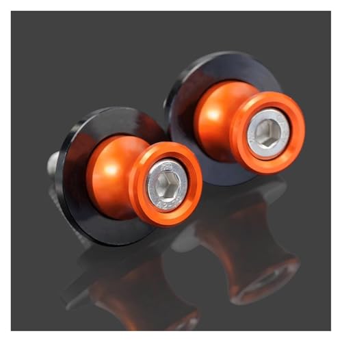 ZhyoNgFu Motorrad Schwingenspulenständer Für Tmax 530 2012-2019 Tmax530 Sx Dx 2017 2018 2019 Motorrad Zubehör 6MM Schwinge Spulen Stand Schrauben Slider(Orange) von ZhyoNgFu